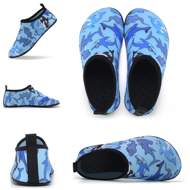 Kids Water Shoes Barefoot Aqua Sport Quick Dry Non Slip Lightweight Beach Pool