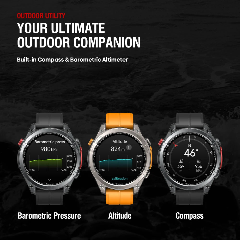 Zeblaze Stratos 4 GPS Smartwatch With AMOLED Display