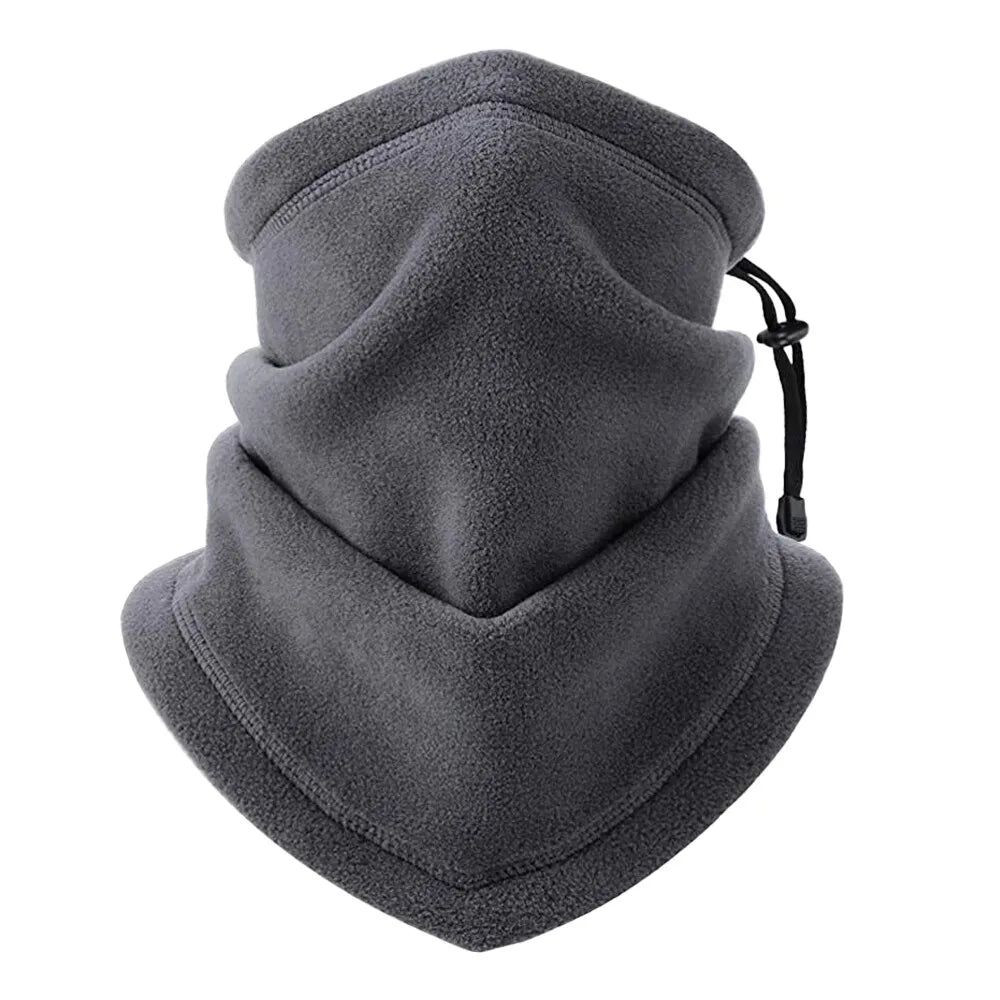 Fleece Neck Warmer Winter Scarf Face Mask For Men Women Windproof Hiking Cycling