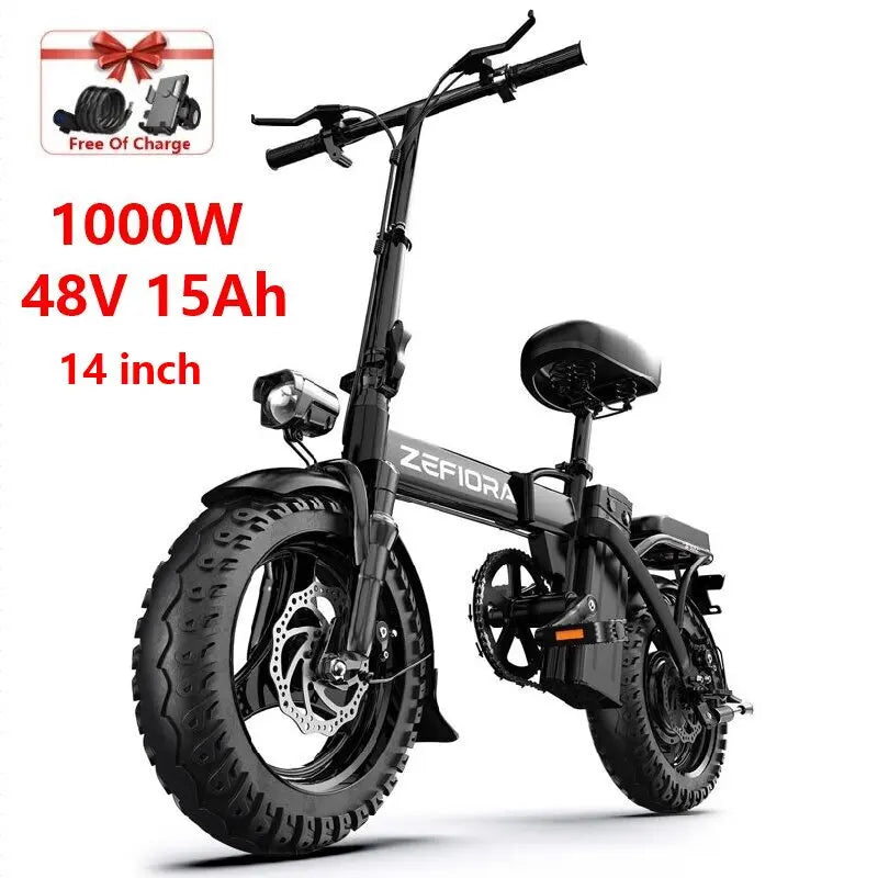 ZEFIORA Electric Fat Bike 1000W 2000W Brushless Motor