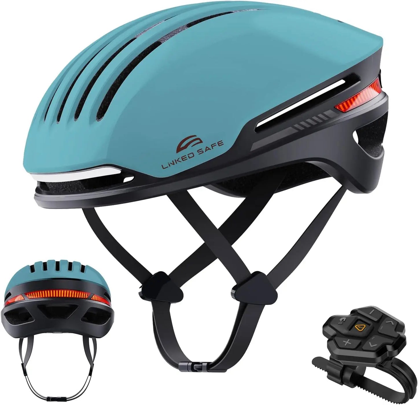 Smart Bike Helmet With Built In Speakers And Brake Lights LED Signals Remote