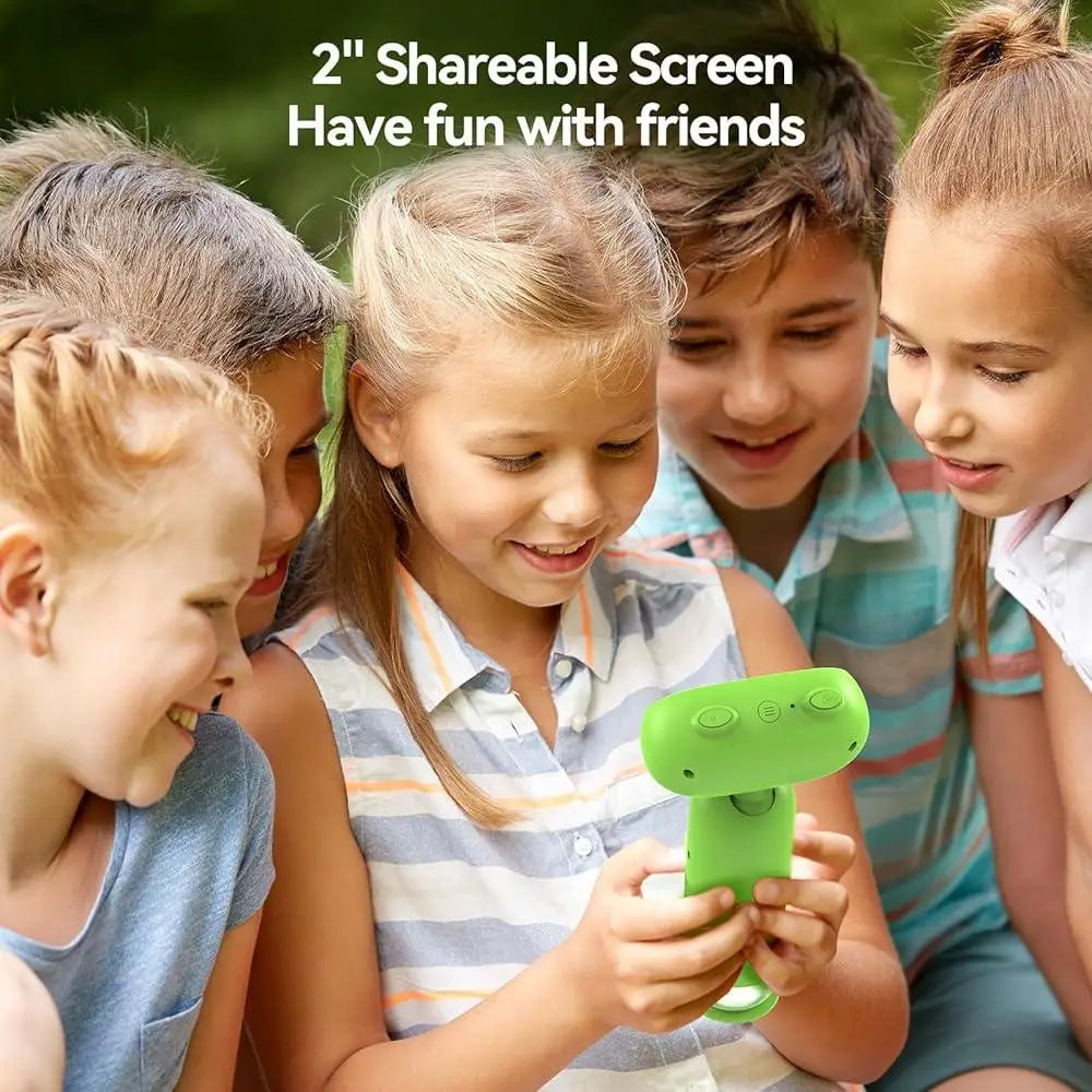 Kids Portable Digital Microscope 1000X HD Camera 1080P Video 2 Inch Screen STEM