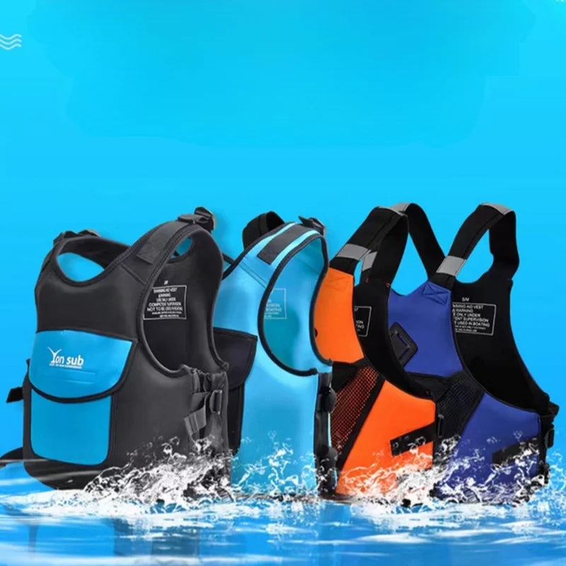 Life Vest Adults Jet Ski Kayak KiteSurf Life Jacket Motorboats Swimming Drifting Fishing Rescue Pocket Dropshipping Life Belt
