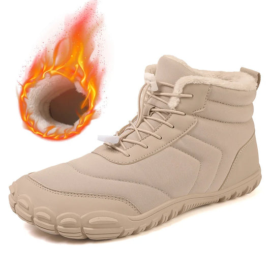 Winter Hiking Boots Waterproof Fur Ankle Boots For Men And Women Size 47