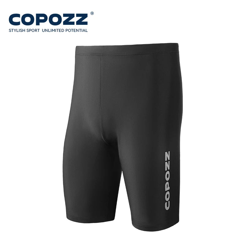 COPOZZ Men UV Protect Rash Guard Surf Shirt Long Sleeve Quick Dry Swimsuit