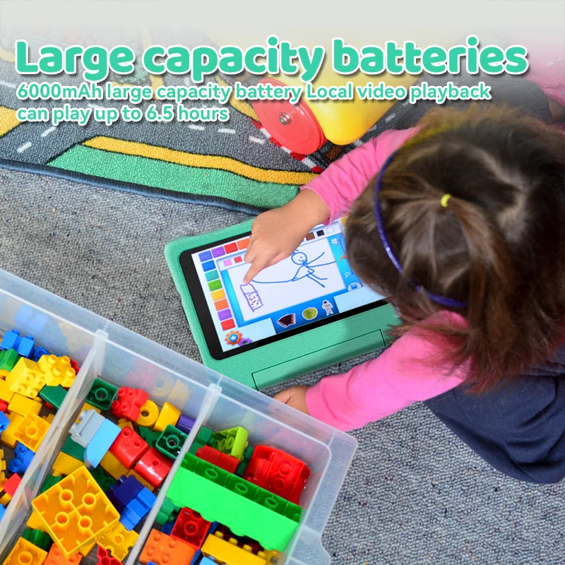 7-Inch Kids Tablet Adreamer KidsPad7 3GB 32GB with Kids Education Software For Children Studying Kids-proof Case GPS Location