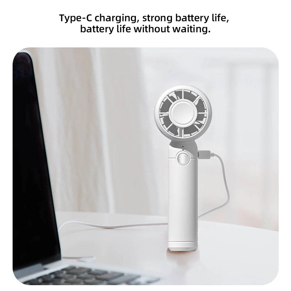 Miflame USB Mini Portable Handheld Rechargeable Fan