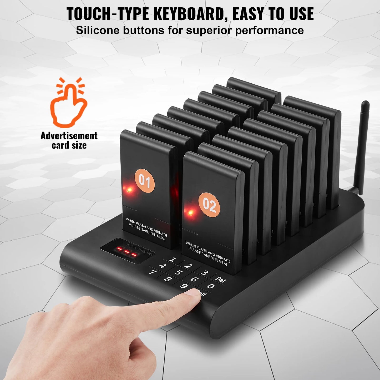 Succebuy Restaurant Pager System With Beepers And Vibration