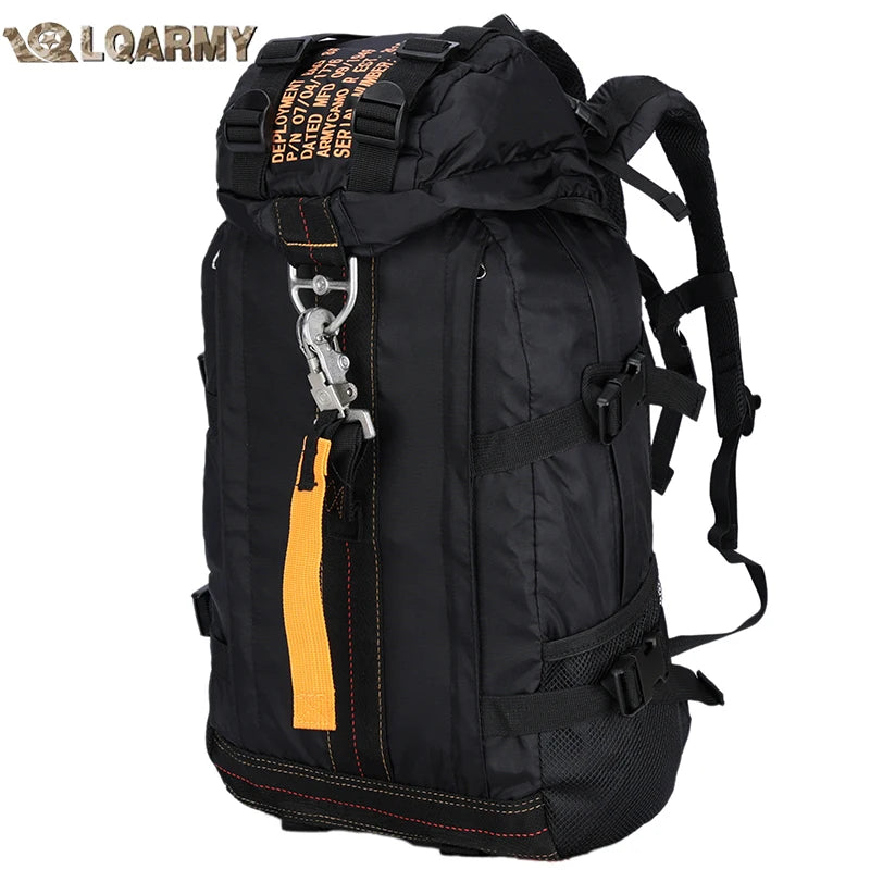 LQARMY Military Tactical Backpack Army Rucksack Large Capacity Hiking Gear