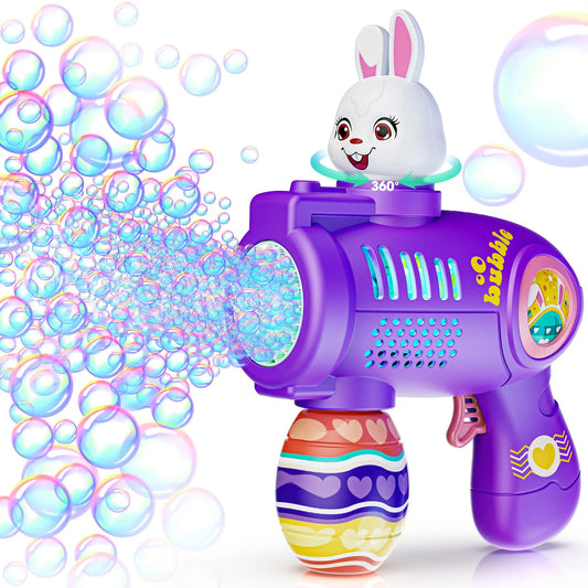 Bubble Gun, Bubble Maker Gun,Bubble Gifts for 4 5 6 7 8 9 10 11 12 Years Old Boys Girls,Summer Outdoor Toy Birthday Party Favors