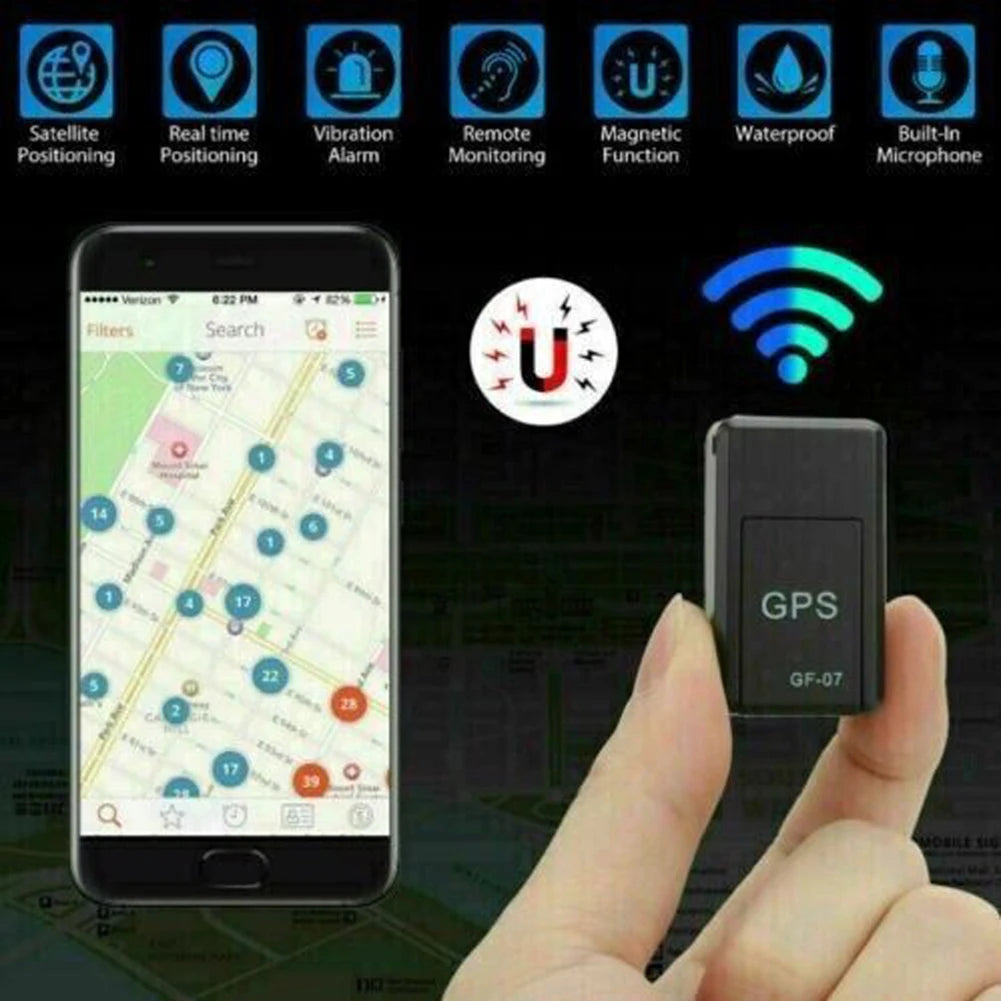 GF-07 GPS Tracker Magnetic Children Anti-lost Locator Daily Waterproof SIM Message Positioner Car Kids GSM GPRS Automobile Parts