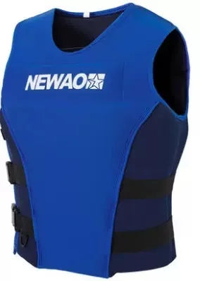 Neoprene Sea Life Jacket Adults Men Buoyancy Drifting Safety Vest Buckle Floating Foam Surfing Sailboard Racing Boats Kayaks