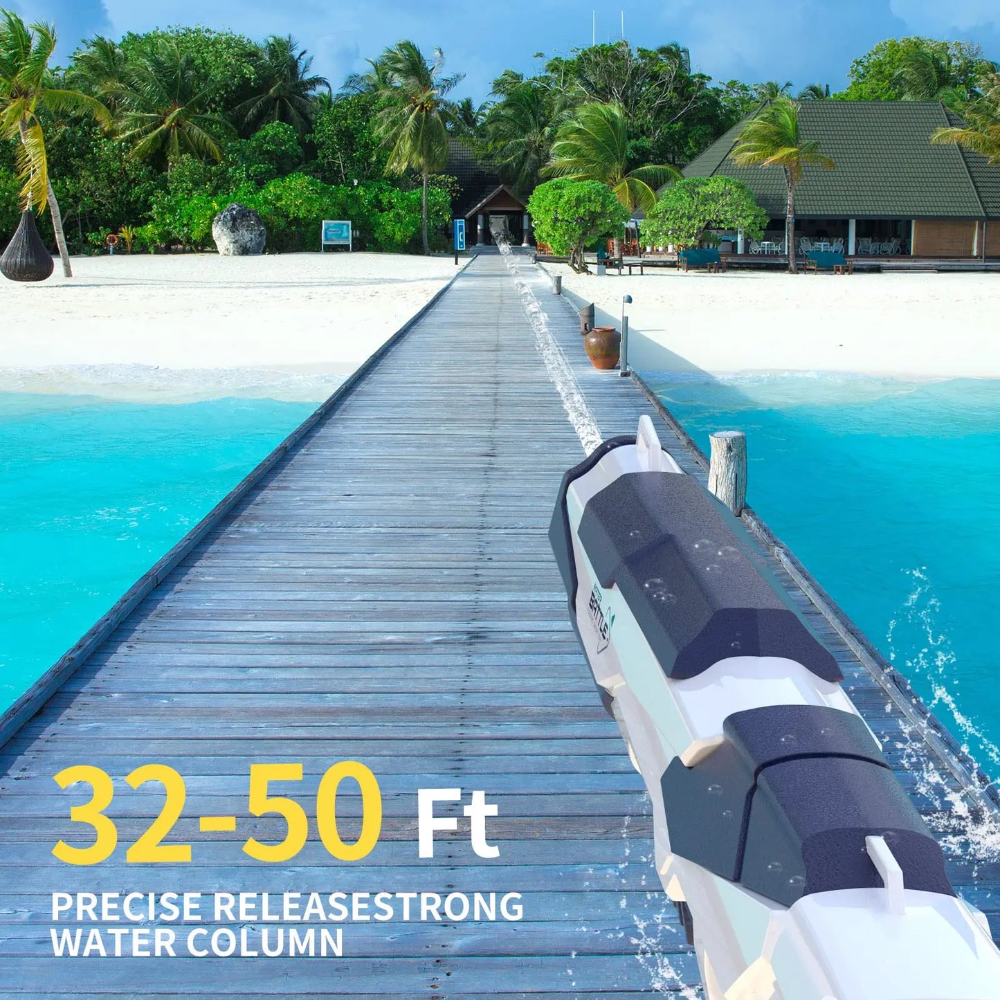 Electric Water Gun Squirt  Pistol space battle Guns Children pool Beach Outdoor Party Fight Shooting Toys for Boys Kid Games