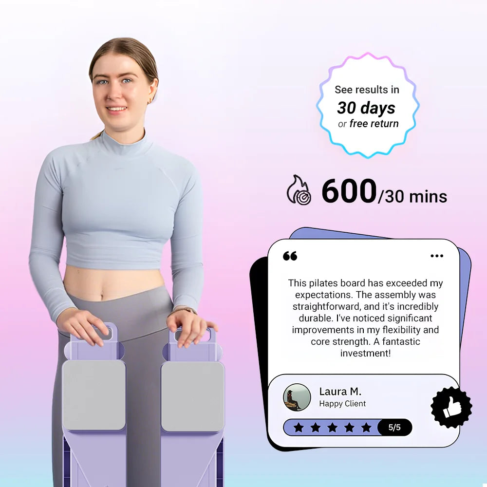 2-In-1 Abs And Ski Board Portable Core Leg Trainer For Home Gym FullBody Fitness