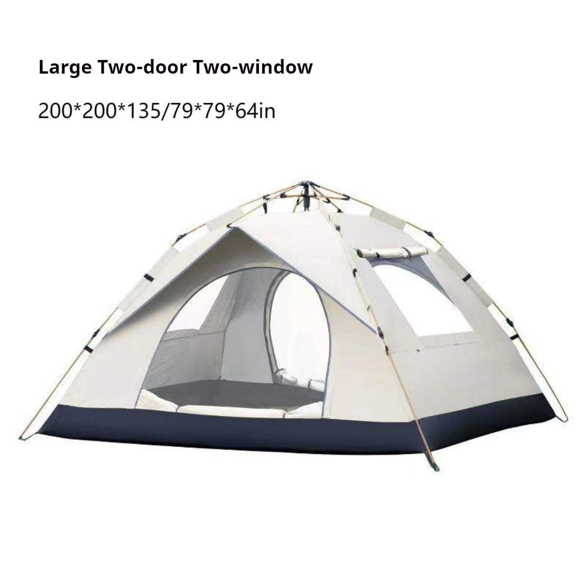 Pakicetus Automatic Quick Opening Tent For 3 4 People With Two Doors And Windows