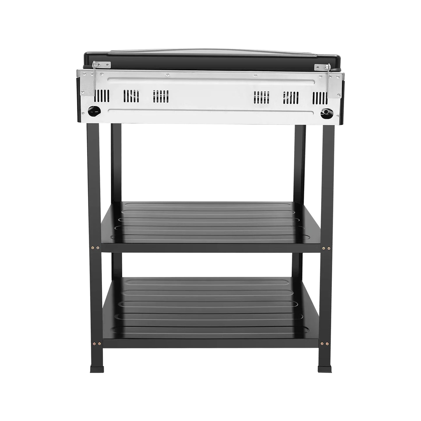 5 Burner Natural Gas Stove Portable Camp Grill With Storage Stand For Outdoor RV