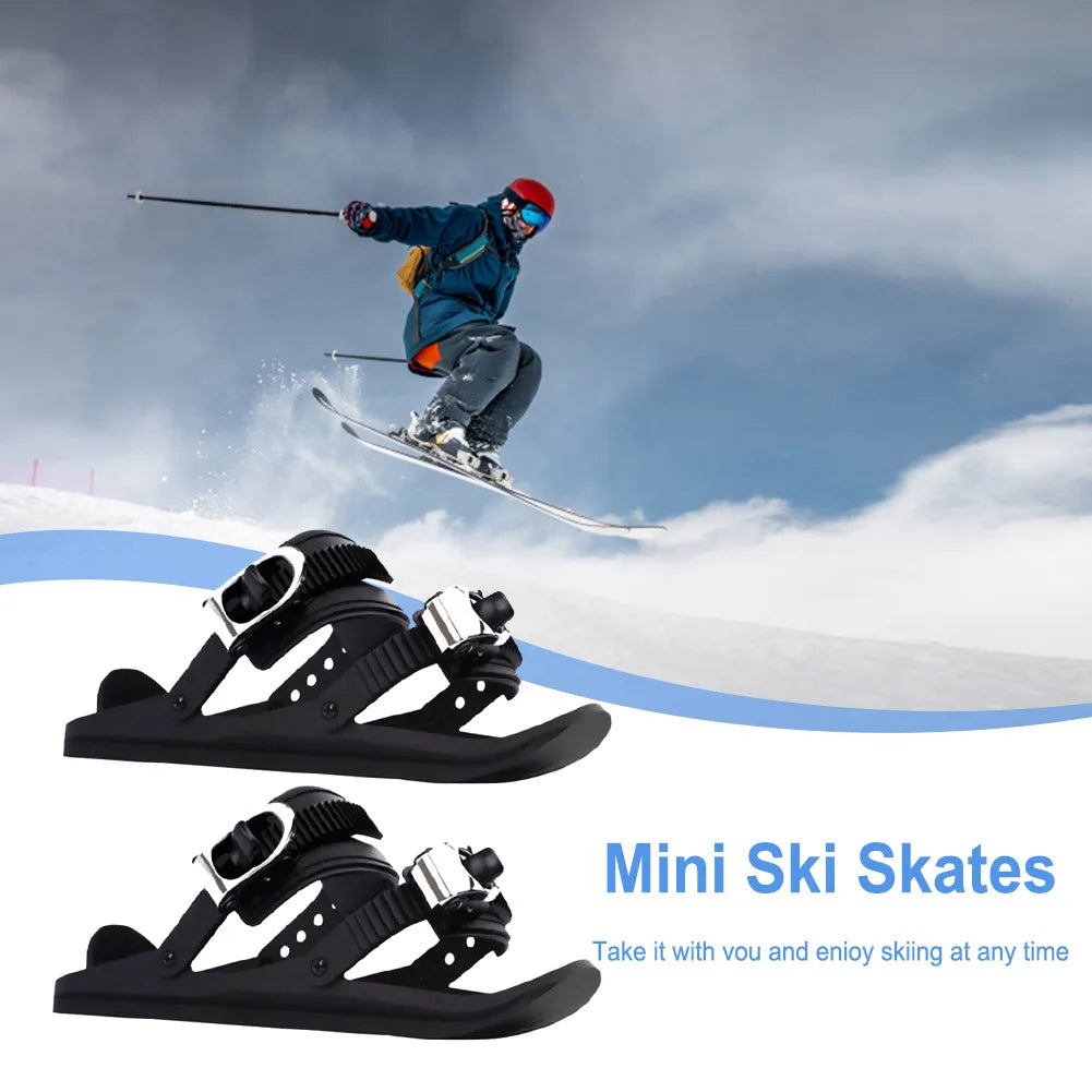 Mini Short Ski Skates Skiboards Snowblades For Winter Outdoor Snow Sports