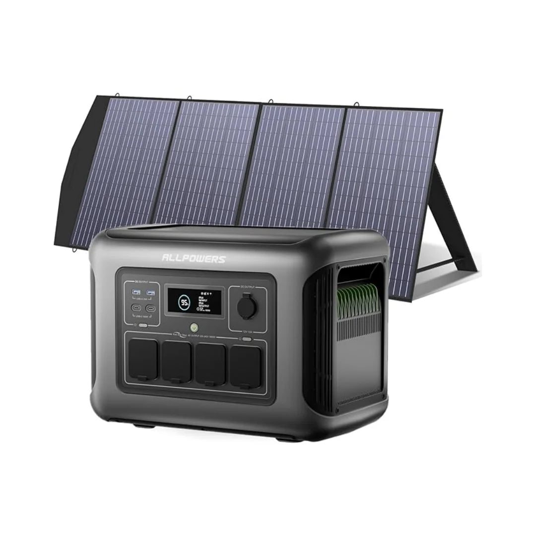 ALLPOWERS R1500 LITE Portable Power Station With Solar Panel