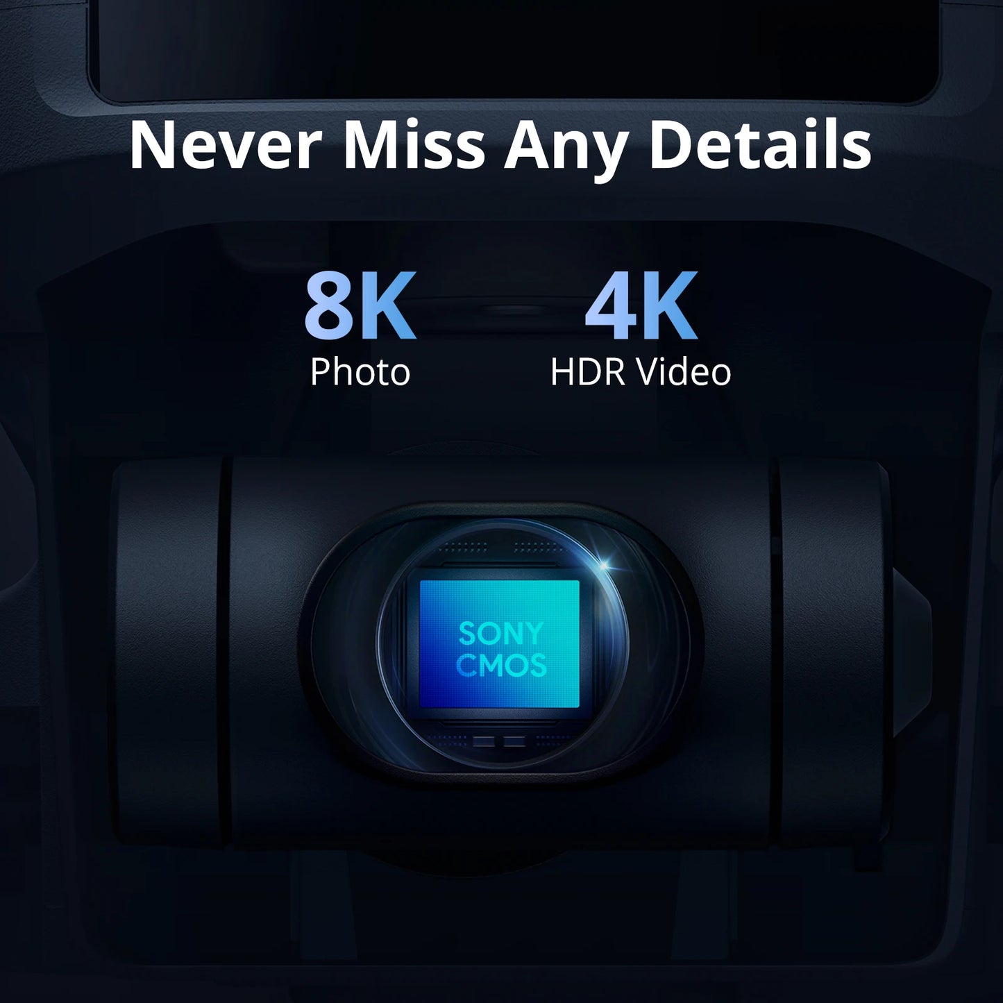 Potensic Atom 2 Drone 3 Axis Gimbal 4K HDR Video 8K Photo AI Night Tracking