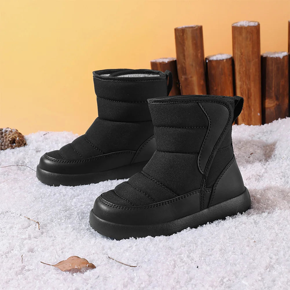 Waterproof Fur Lined Toddler Snow Boots for Boys and Girls Warm Winter Outdoor
