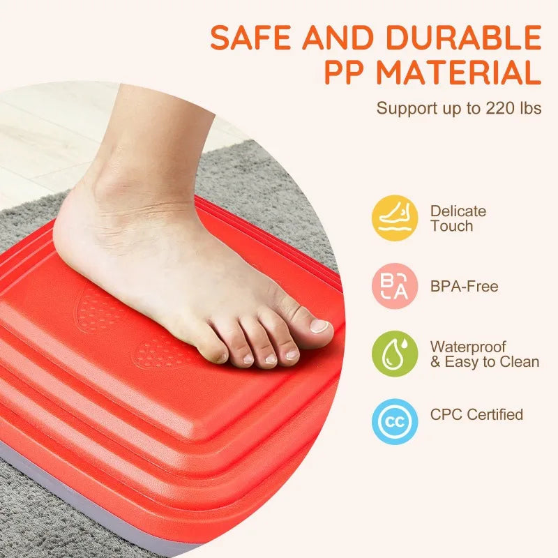 Sensory Balance Stepping Stones Kids Obstacle Course Indoor Outdoor Non Slip Toddler Motor Skill Training Sensory Toys