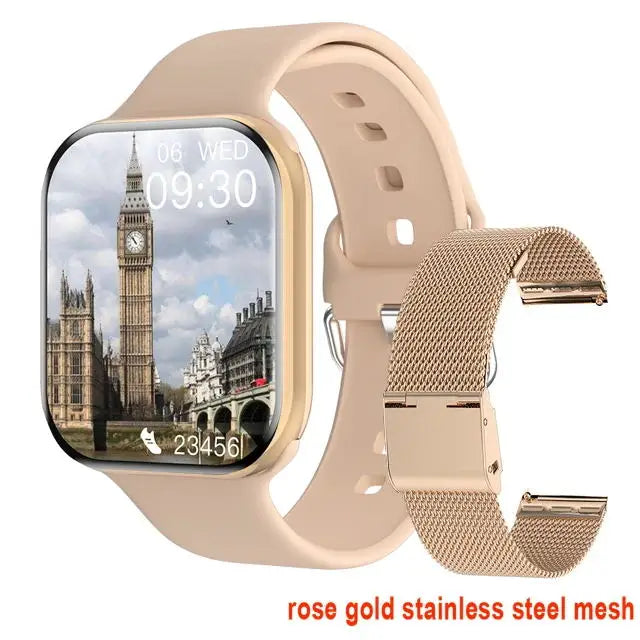 Nishan Apple Watch Style Smartwatch Body Temperature NFC Bluetooth