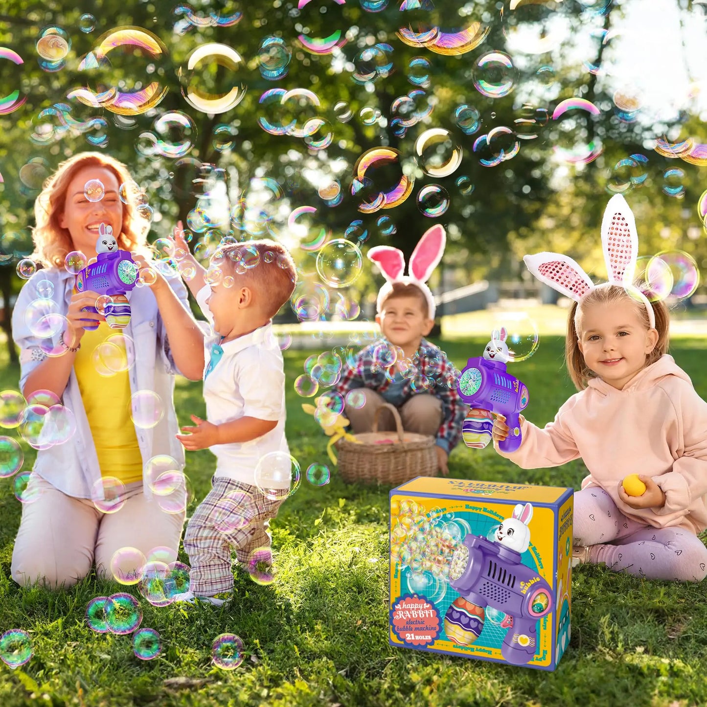 Bubble Gun, Bubble Maker Gun,Bubble Gifts for 4 5 6 7 8 9 10 11 12 Years Old Boys Girls,Summer Outdoor Toy Birthday Party Favors