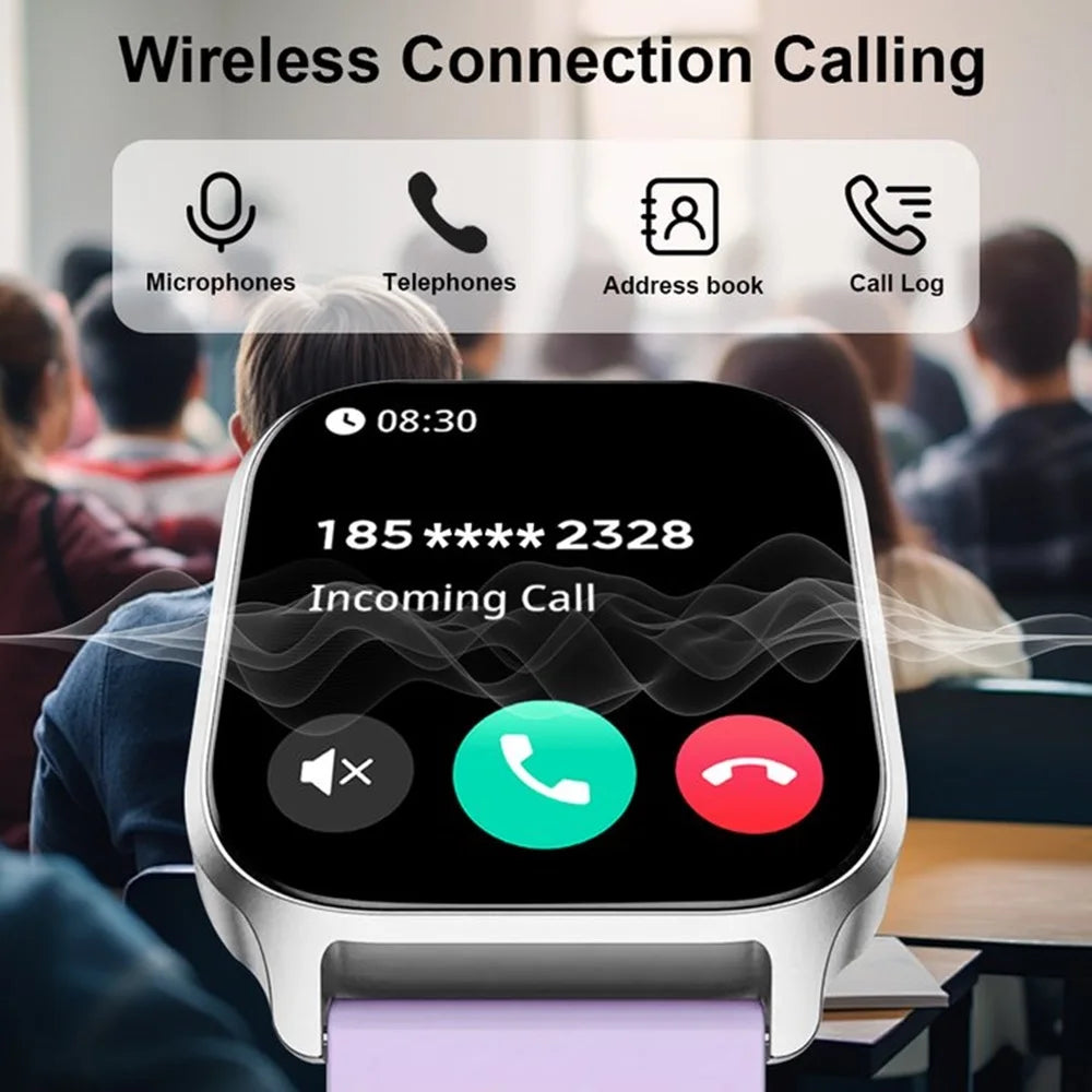 LAXASFIT Smart Watch Bluetooth Call Dial IP68 Waterproof