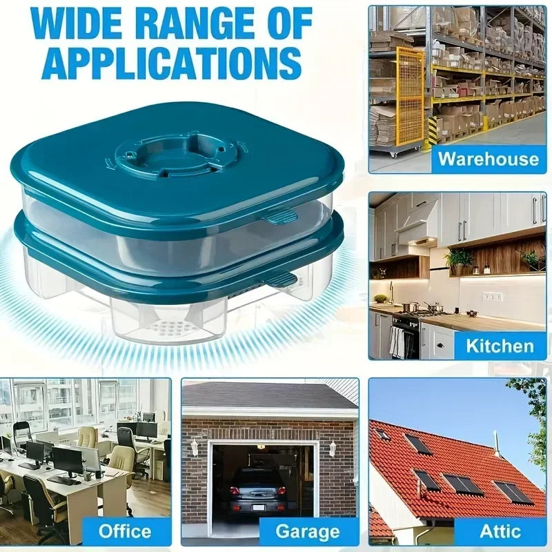 Efficient No-Bait Cockroach Trap - Reusable Insect & Pest Control Box for Roaches, Spiders, Ants Household Gadgets Catching Box