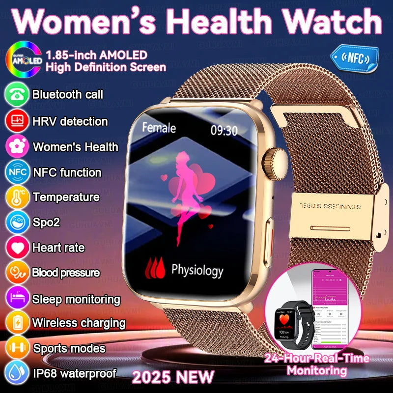 Xiaomi Women AI Smartwatch With HRV PPG Health Monitoring